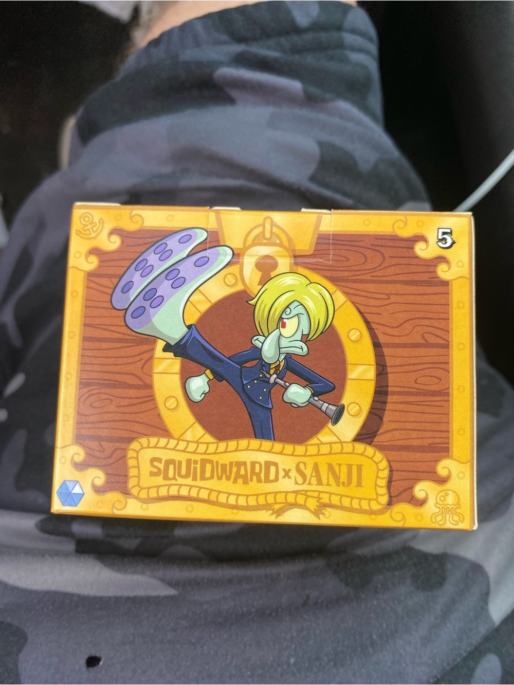 2026 McDonald's Happy Meal SpongeBob x OnePiece Toy#05-Squidward & Sanji